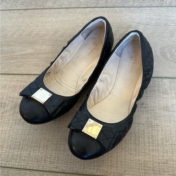 Cole Haan Quilted Bow Flats - Picture 2 of 6